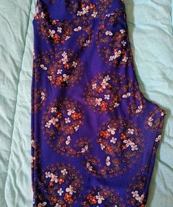 LuLaRoe Floral Tall & Curvy Leggings